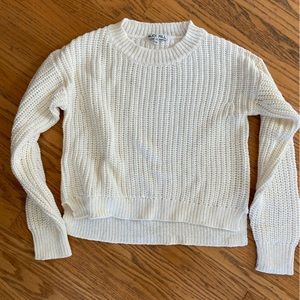 Alex Mill - Cotton Knit Sweater - XS - Cream